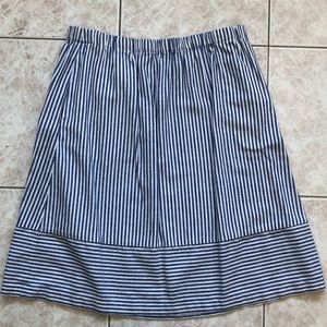 J Crew Striped Skirt